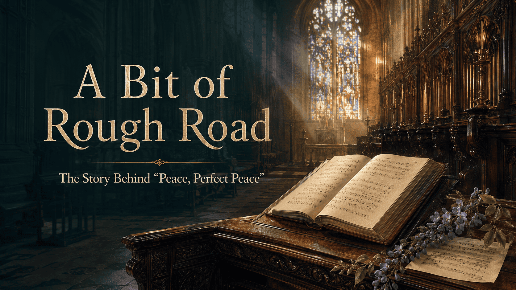 A Bit of Rough Road: The Story Behind “Peace, Perfect Peace”